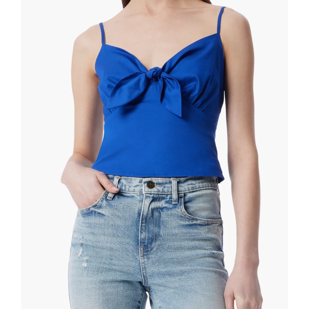 Robert Rodriguez Vibrant Blue Camisole with Knot Detail